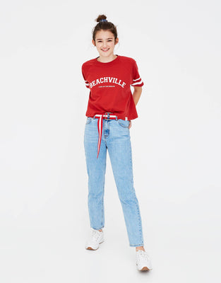 Beach Ville Red T-shirt