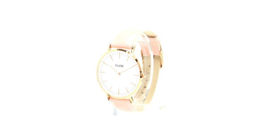 Pink Leather Watch